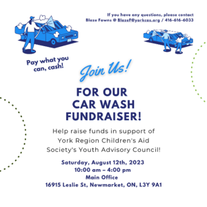 Join Us! Volunteer Car Wash Fundraiser - YRCAS